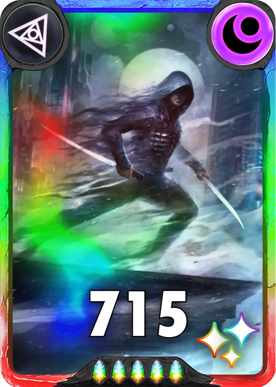 Carte saison 1 arkhante unique Shado standard rang 5 grade S animation de niveau 1 element tenebre cross the ages
