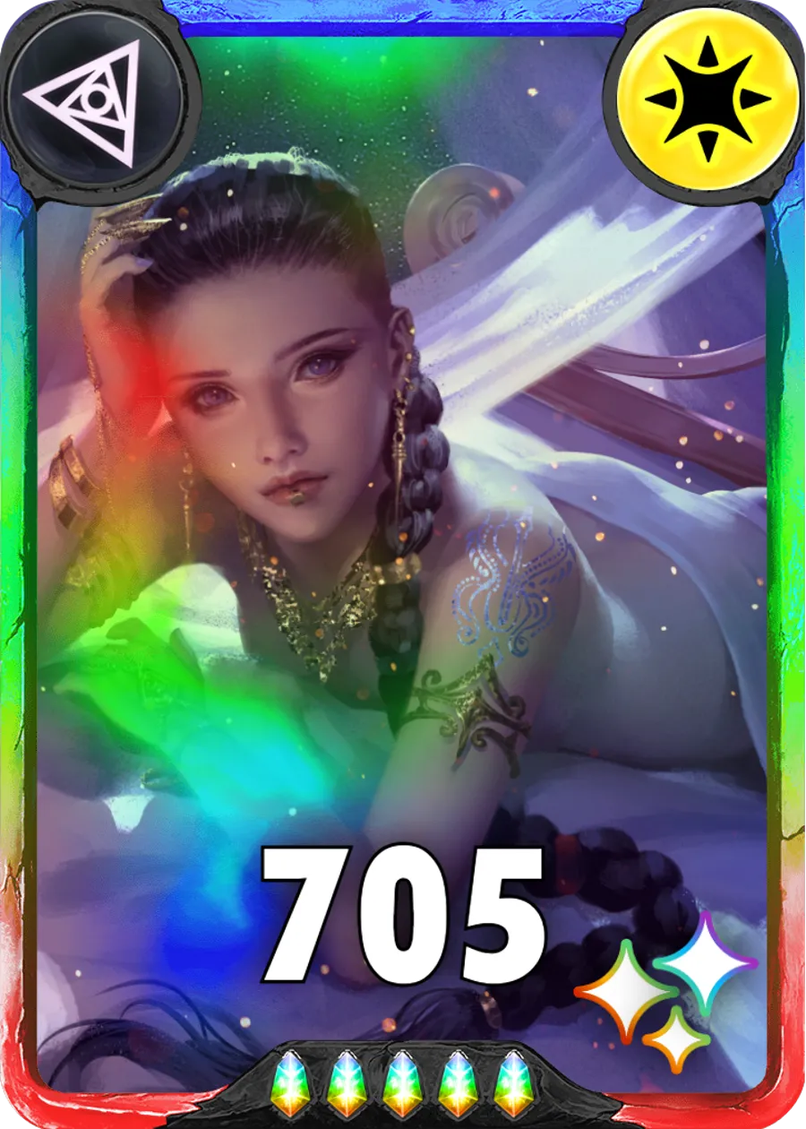 Carte saison 1 arkhante unique Solis standard rang 5 grade S animation de niveau 1 element Lumiere cross the ages