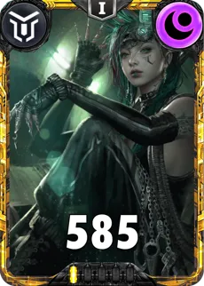 Carte saison 2 arkhante Mythique Pollen standard rang 1 animation de niveau 1 element Tenebre cross the ages