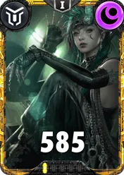 Carte saison 2 arkhante Mythique Pollen standard rang 1 animation de niveau 1 element Tenebre cross the ages