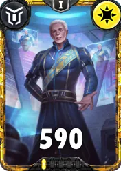 Carte saison 2 arkhante Mythique The Ordinator standard rang 1 animation de niveau 1 element Lumiere cross the ages