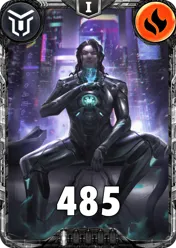 Carte saison 2 mantris commune Chang standard rang 1 animation de niveau 1 element Feu cross the ages