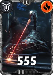 Carte saison 2 mantris commune Cyber Scorpion alternative rang 5 grade C animation de niveau 1 element Feu cross the ages