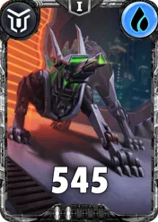 Carte saison 2 mantris commune Dog Robot alternative rang 5 grade C animation de niveau 1 element Eau cross the ages