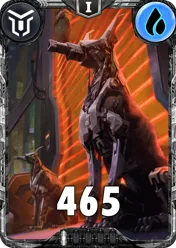 Carte saison 2 mantris commune Dog Robot standard rang 1 animation de niveau 1 element Eau cross the ages
