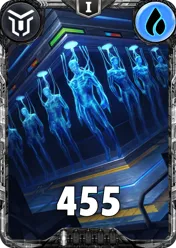 Carte saison 2 mantris commune Matricial Guard standard rang 1 animation de niveau 1 element Eau cross the ages