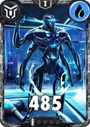 Carte saison 2 mantris commune Saber standard rang 1 animation de niveau 1 element eau cross the ages