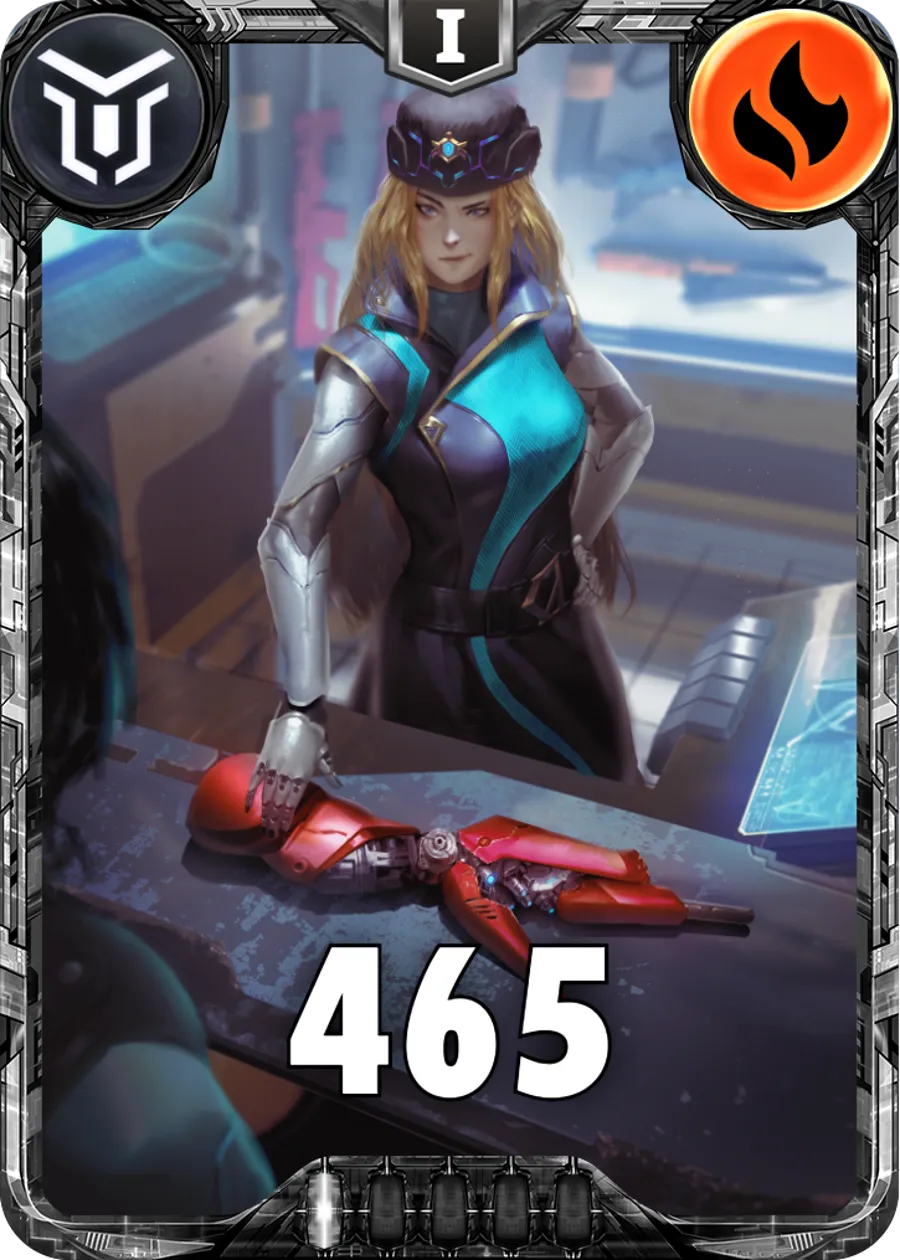 Carte saison 2 mantris commune Valia standard rang 1 animation de niveau 1 element Feu cross the ages