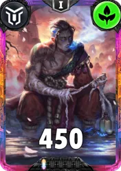Carte saison 2 Mantris Exclusive Blue Dream standard rang 1 animation de niveau 1 element Vie cross the ages