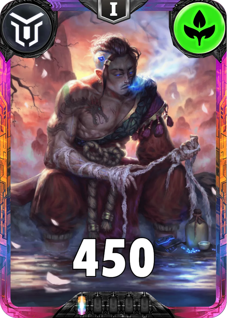 Carte saison 2 Mantris Exclusive Blue Dream standard rang 1 animation de niveau 1 element Vie cross the ages