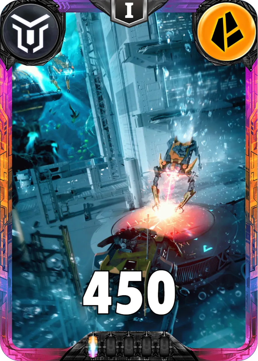 Carte saison 2 Mantris Exclusive Class III Utility Robot standard rang 1 animation de niveau 1 element Terre cross the ages