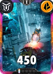 Carte saison 2 Mantris Exclusive Class III Utility Robot standard rang 1 animation de niveau 1 element Terre cross the ages