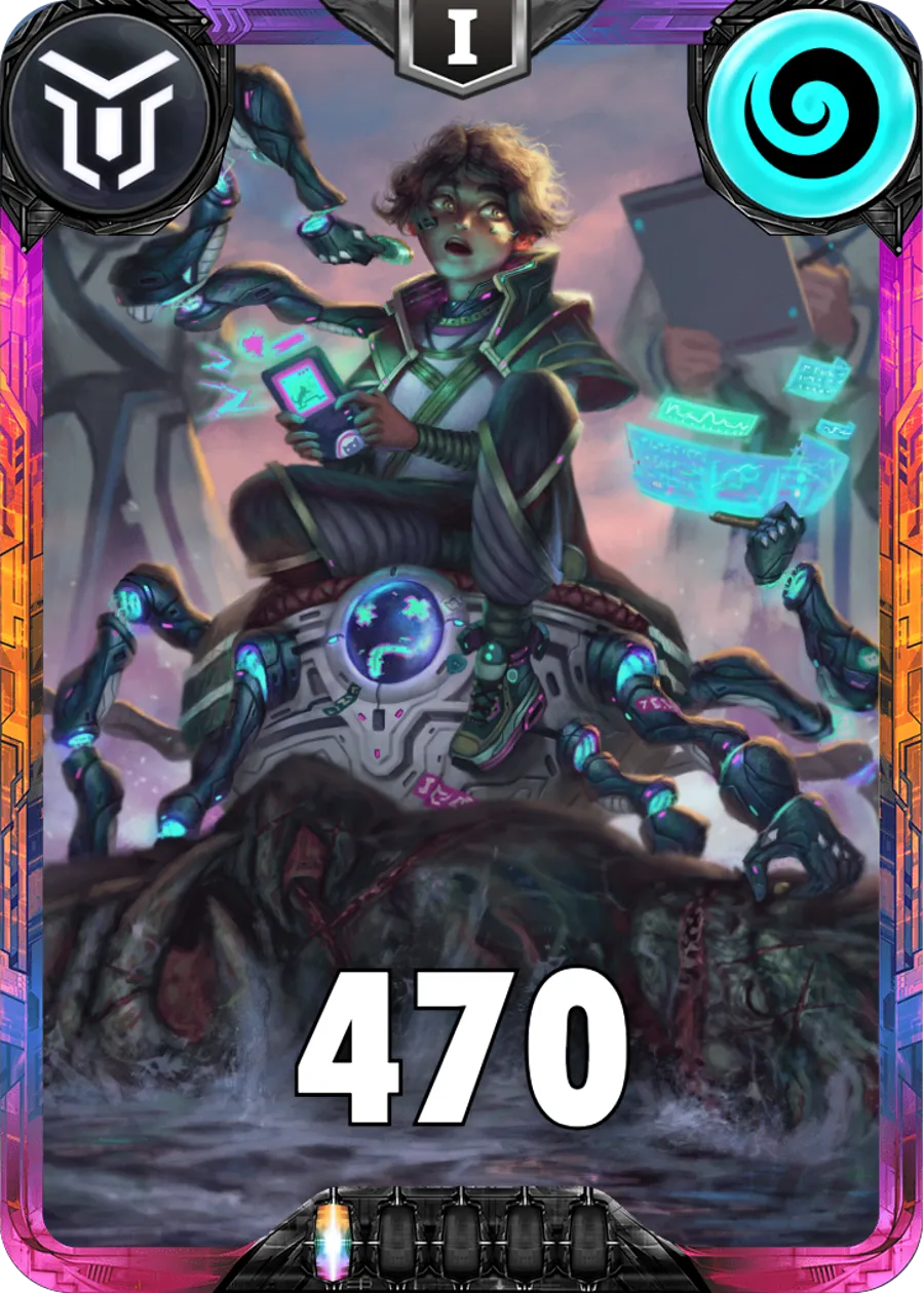 Carte saison 2 Mantris Exclusive Gamar standard rang 1 animation de niveau 1 element Air cross the ages
