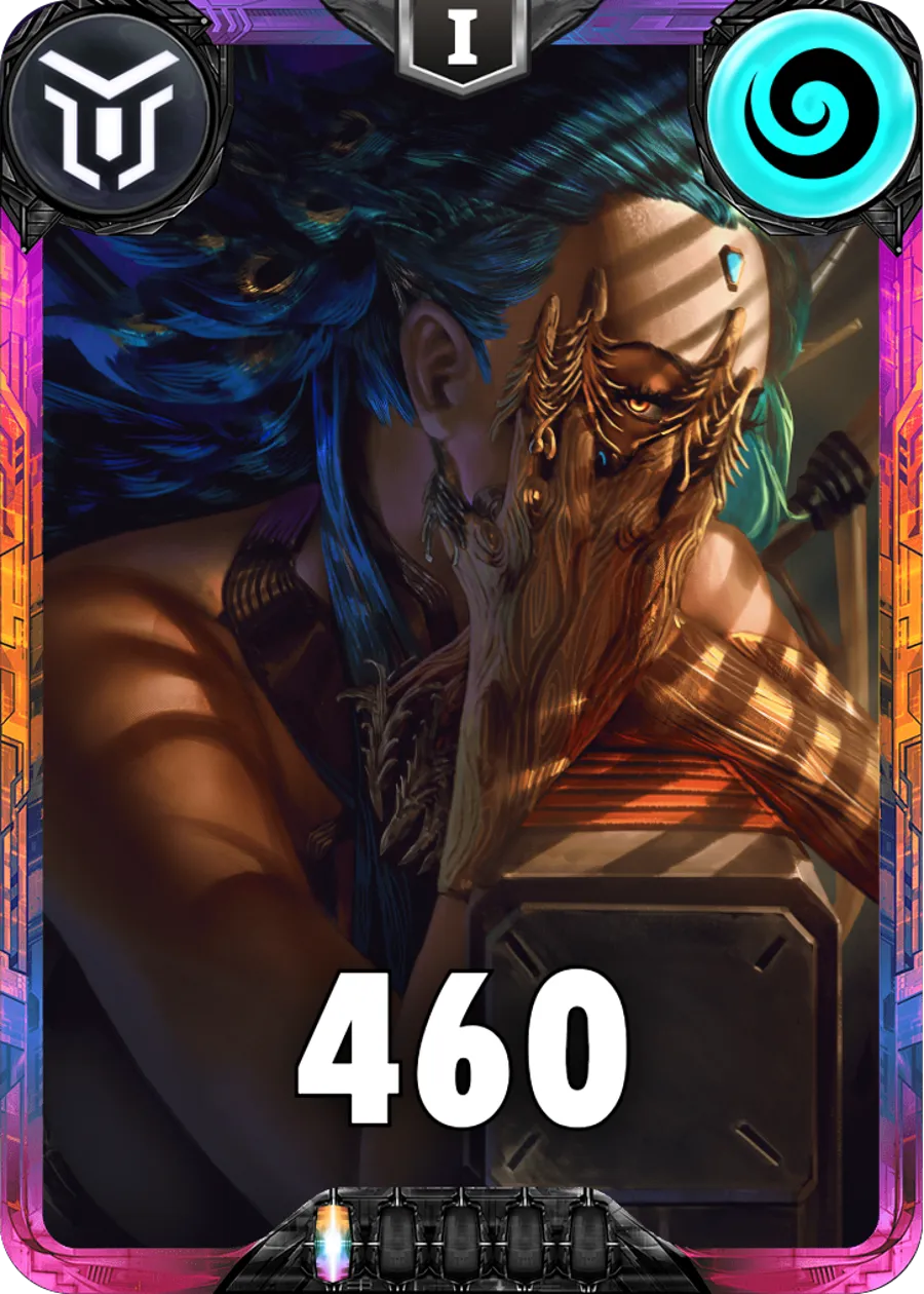 Carte saison 2 Mantris Exclusive Kunesh standard rang 1 animation de niveau 1 element AIr cross the ages