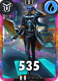 Carte saison 2 Mantris Exclusive Matricial Guard Alternative rang 5 Grade C animation de niveau 1 element Eau cross the ages