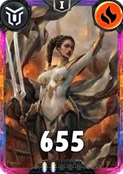 Carte saison 2 Mantris Exclusive Nyopé Alternative rang 5 Grade C animation de niveau 1 element Feu cross the ages