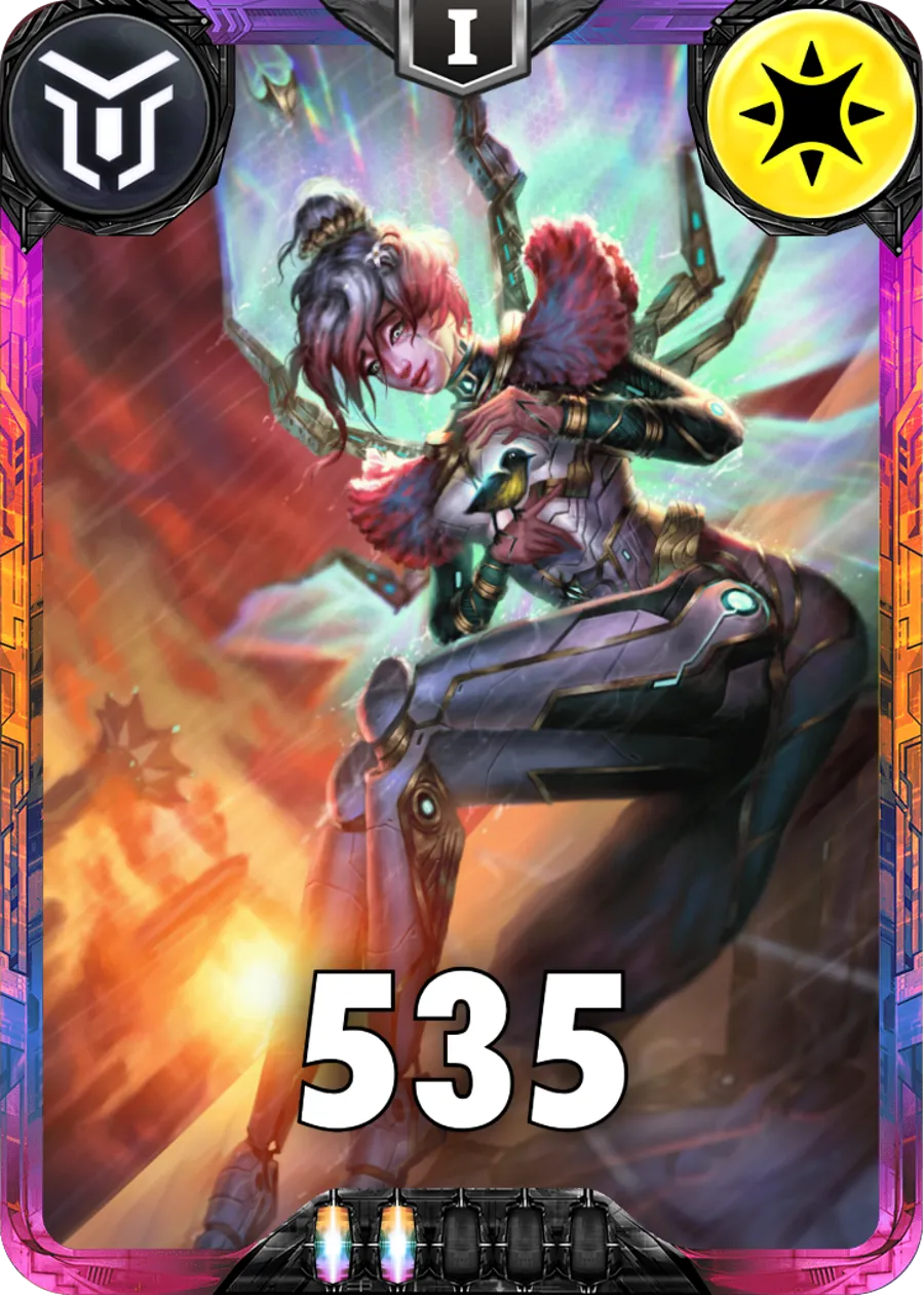 Carte saison 2 Mantris Exclusive Opax Unit Alternative rang 5 Grade C animation de niveau 1 element Lumière cross the ages