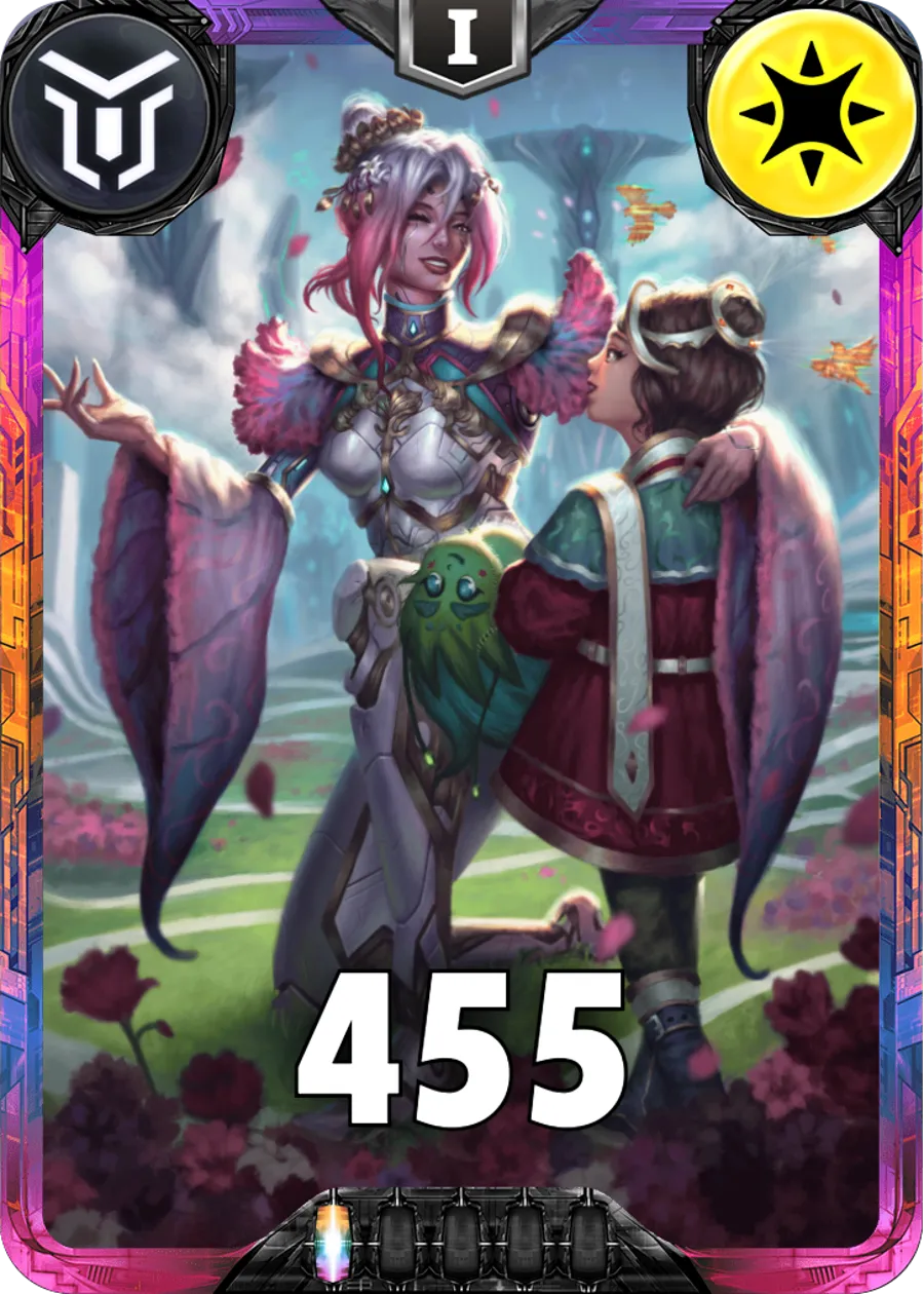 Carte saison 2 Mantris Exclusive Opax Unit standard rang 1 animation de niveau 1 element Lumière cross the ages