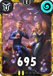Carte saison 2 mantris Mythique Ordinator et Sathyne alternative combo rang 5 grace C animation de niveau 1 element Air