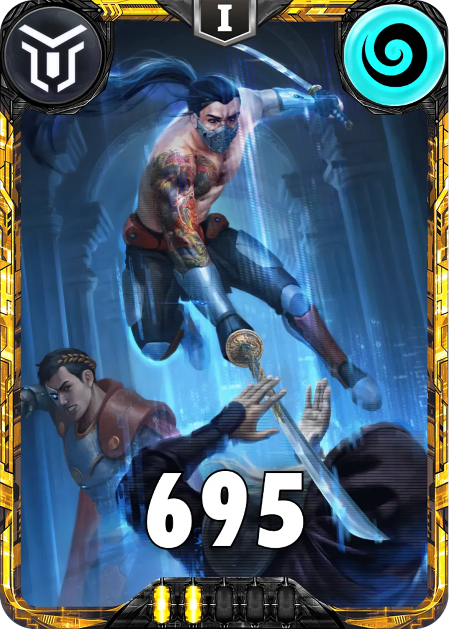 Carte saison 2 mantris Mythique Sassaki et Arhax alternative combo rang 5 grace C animation de niveau 1 element Air