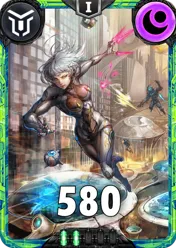 Carte saison 2 mantris peu commune Heyla alternative rang 5 grade C animation de niveau 1 element Ténèbre cross the ages