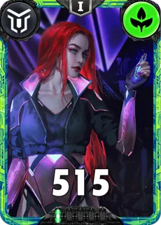Carte saison 2 mantris peu commune Jade standard rang 1 animation de niveau 1 element Vie cross the ages