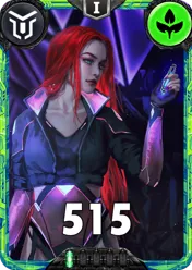 Carte saison 2 mantris peu commune Jade standard rang 1 animation de niveau 1 element Vie cross the ages