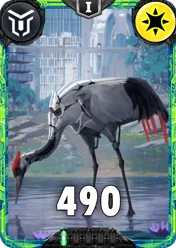 Carte saison 2 mantris peu commune Meca Bird standard rang 1 animation de niveau 1 element Lumière cross the ages