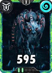 Carte saison 2 mantris peu commune Tiger Robot alternative rang 5 grade C animation de niveau 1 element Air cross the ages