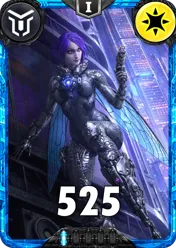 Carte saison 2 mantris rare Gina standard rang 1 animation de niveau 1 element Lumière cross the ages