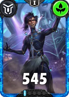 Carte saison 2 mantris rare Kurtis standard rang 1 animation de niveau 1 element Vie cross the ages