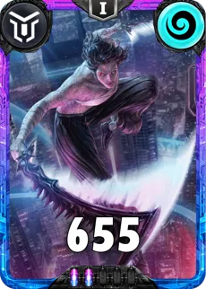 Carte saison 2 Mantris Spéciale Rare Chaka Alternative rang 5 Grade C animation de niveau 1 element Air cross the ages