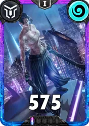 Carte saison 2 Mantris Spéciale Rare Chaka standard rang 1 animation de niveau 1 element Air cross the ages