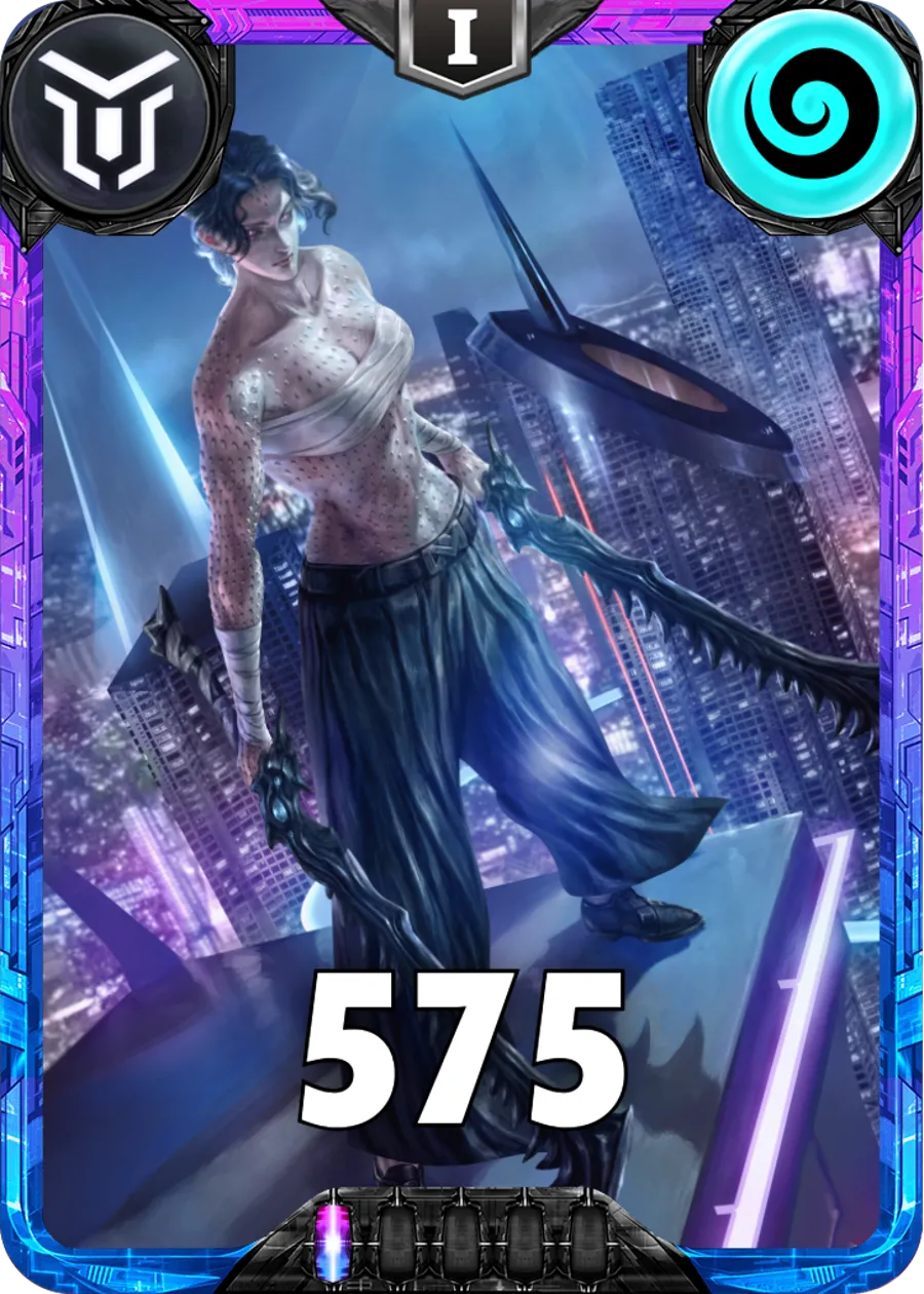 Carte saison 2 Mantris Spéciale Rare Chaka standard rang 1 animation de niveau 1 element Air cross the ages