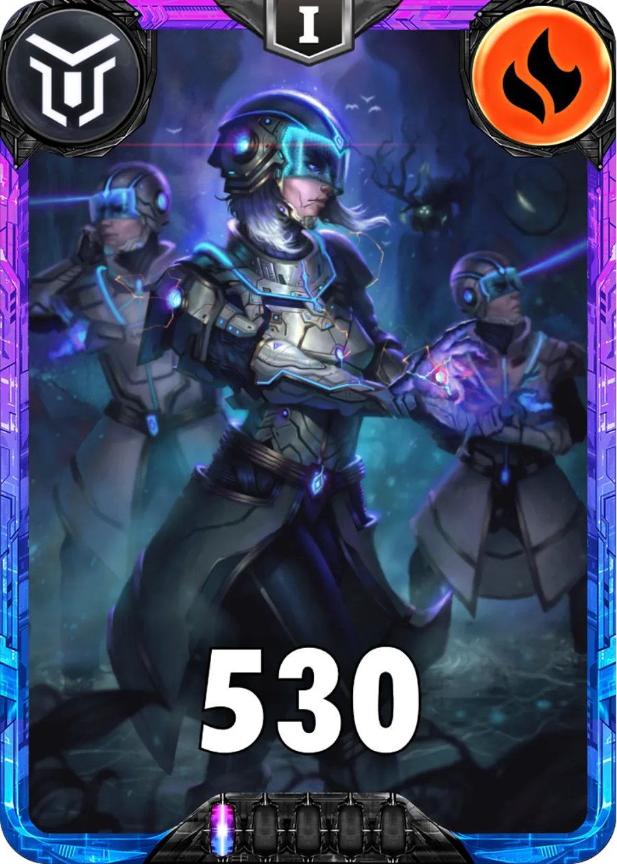 Carte saison 2 Mantris Spéciale Rare Division VII standard rang 1 animation de niveau 1 element Feu cross the ages