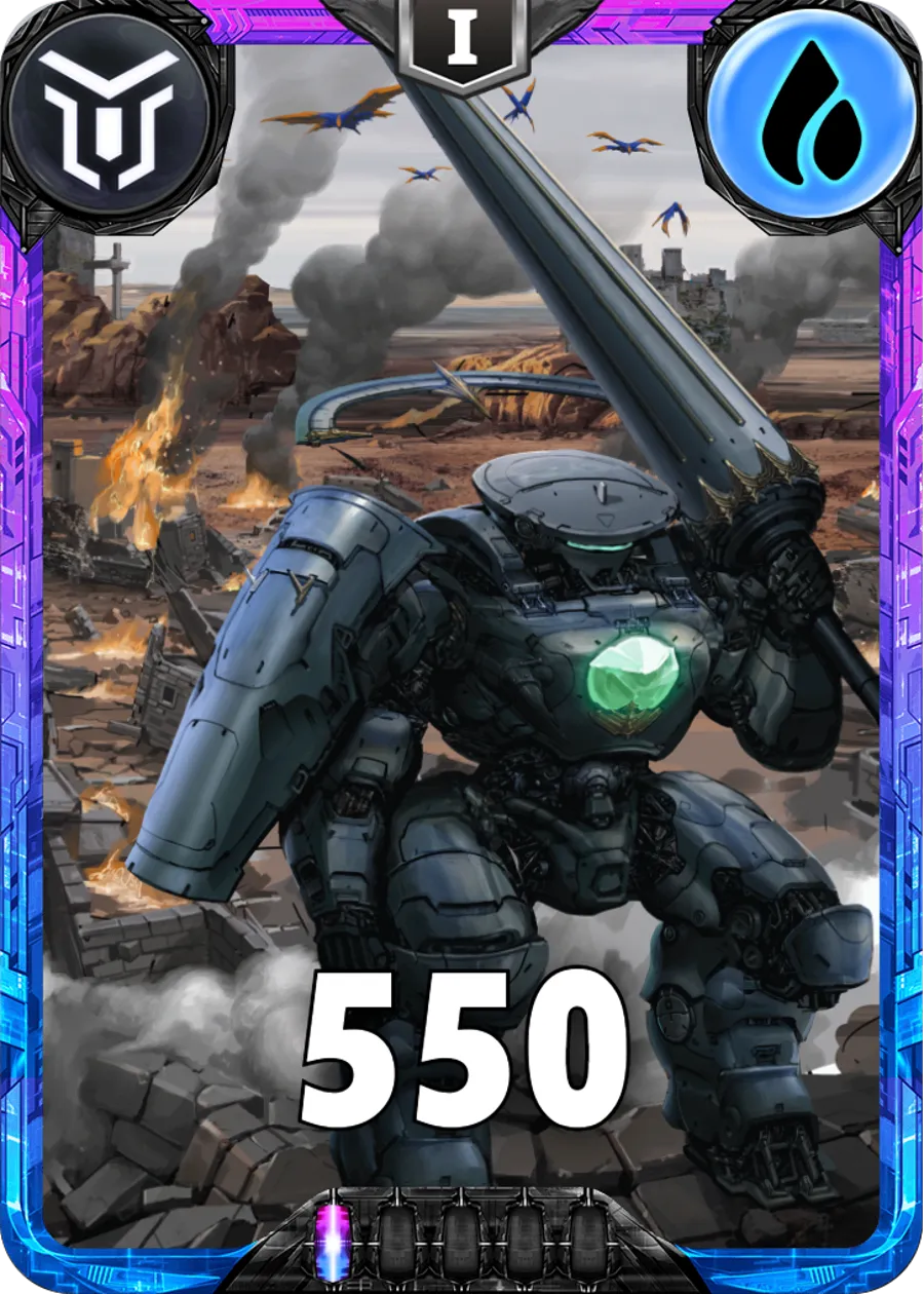 Carte saison 2 Mantris Spéciale Rare Lancer standard rang 1 animation de niveau 1 element Eau cross the ages