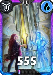 Carte saison 2 Mantris Spéciale Rare Mantrix Council standard rang 1 animation de niveau 1 element Eau cross the ages