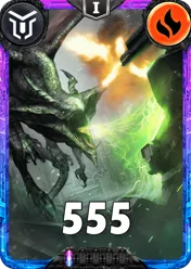 Carte saison 2 Mantris Spéciale Rare Voranth standard rang 1 animation de niveau 1 element Feu cross the ages