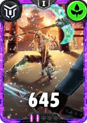 Carte saison 2 mantris ultra rare Eli'jah alternative rang 5 grade C animation de niveau 1 element Vie cross the ages