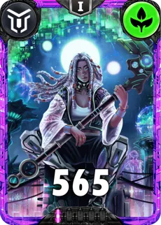 Carte saison 2 mantris ultra rare Eli'jah standard rang 1 animation de niveau 1 element Vie cross the ages