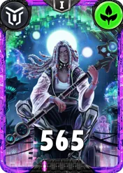 Carte saison 2 mantris ultra rare Eli'jah standard rang 1 animation de niveau 1 element Vie cross the ages