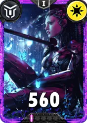 Carte saison 2 mantris ultra rare Kora standard rang 1 animation de niveau 1 element Lumière cross the ages