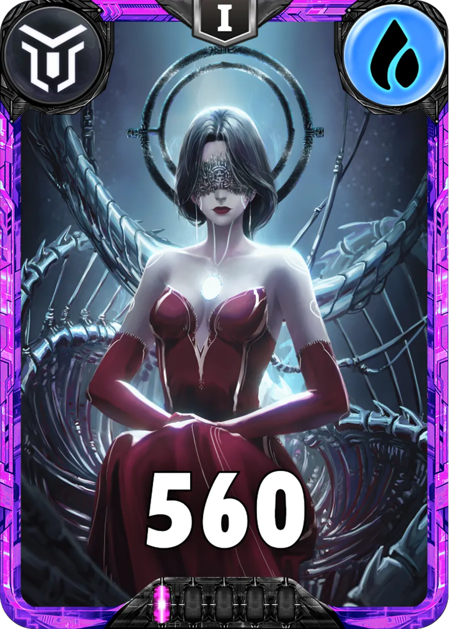 Carte saison 2 mantris ultra rare Lyah standard rang 1 animation de niveau 1 element Eau cross the ages