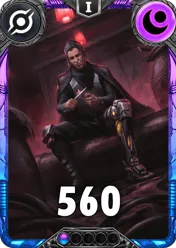 Carte saison 3 Rift Spéciale Rare Damien Brenks standard rang 1 animation de niveau 1 element Ténèbre cross the ages