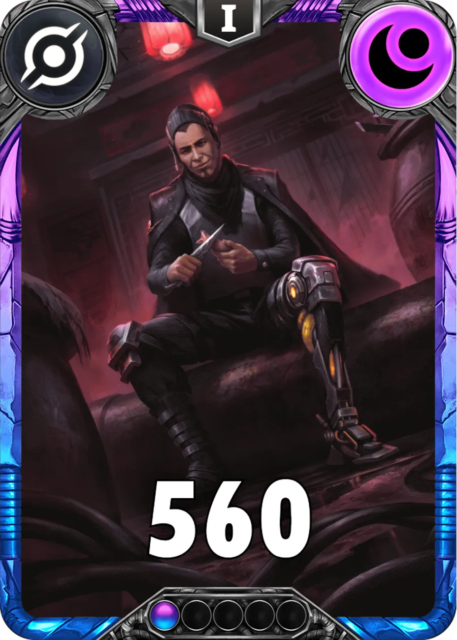 Carte saison 3 Rift Spéciale Rare Damien Brenks standard rang 1 animation de niveau 1 element Ténèbre cross the ages