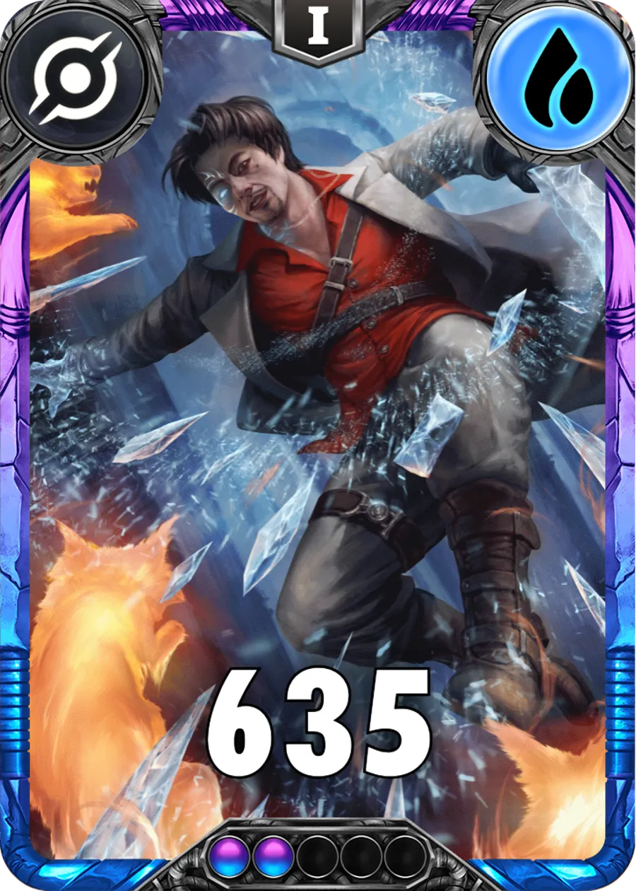 Carte saison 3 Rift Spéciale Rare Jordi Chin Alternative rang 5 Grade C animation de niveau 1 element Eau cross the ages