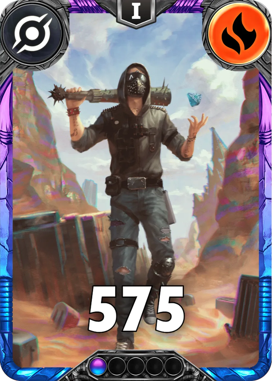 Carte saison 3 Rift Spéciale Rare Wrench standard rang 1 animation de niveau 1 element Feu cross the ages