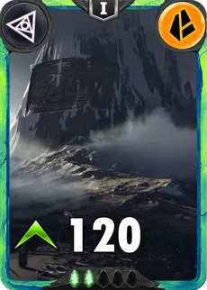 Carte Terrain saison 1 arkhante peu commune Acongua alternative rang 5 grade C animation de niveau 1 element Terre
