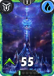 Carte Terrain saison 2 mantris peu commune The Noria Tower standard rang 1 animation de niveau 1 element Eau cross the ages
