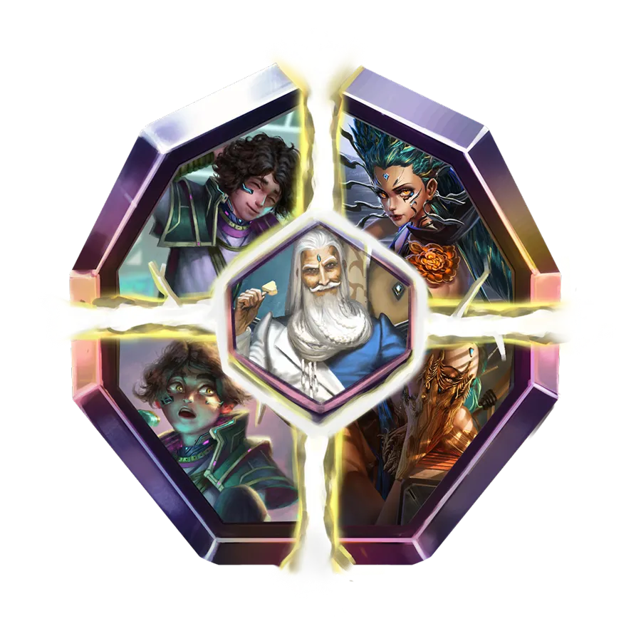 Fragment de carte exclusive Anniversaire 1 an Kunesh, Gamar ou Kunesh et Gamar de saison 2 Mantris cross the ages